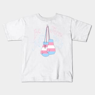 Be Trans Throw Hands Kids T-Shirt